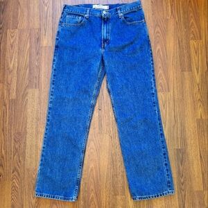 Levi's 516 Slim Fit Men's Blue Jeans W36 L30 Dark Wash Classic 100% Cotton Denim